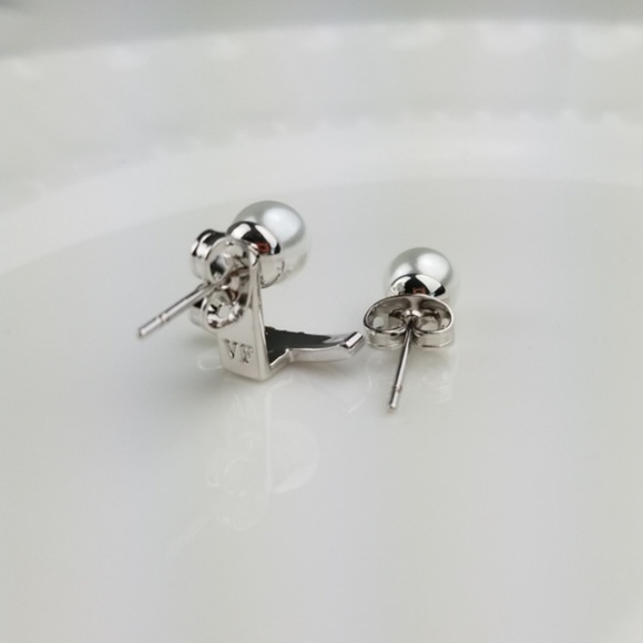 Vita Fede Pearl & Crystal Ear Jacket Earrings - Picture 3 of 4